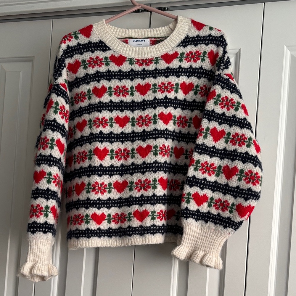 Old Navy Heart Sweater